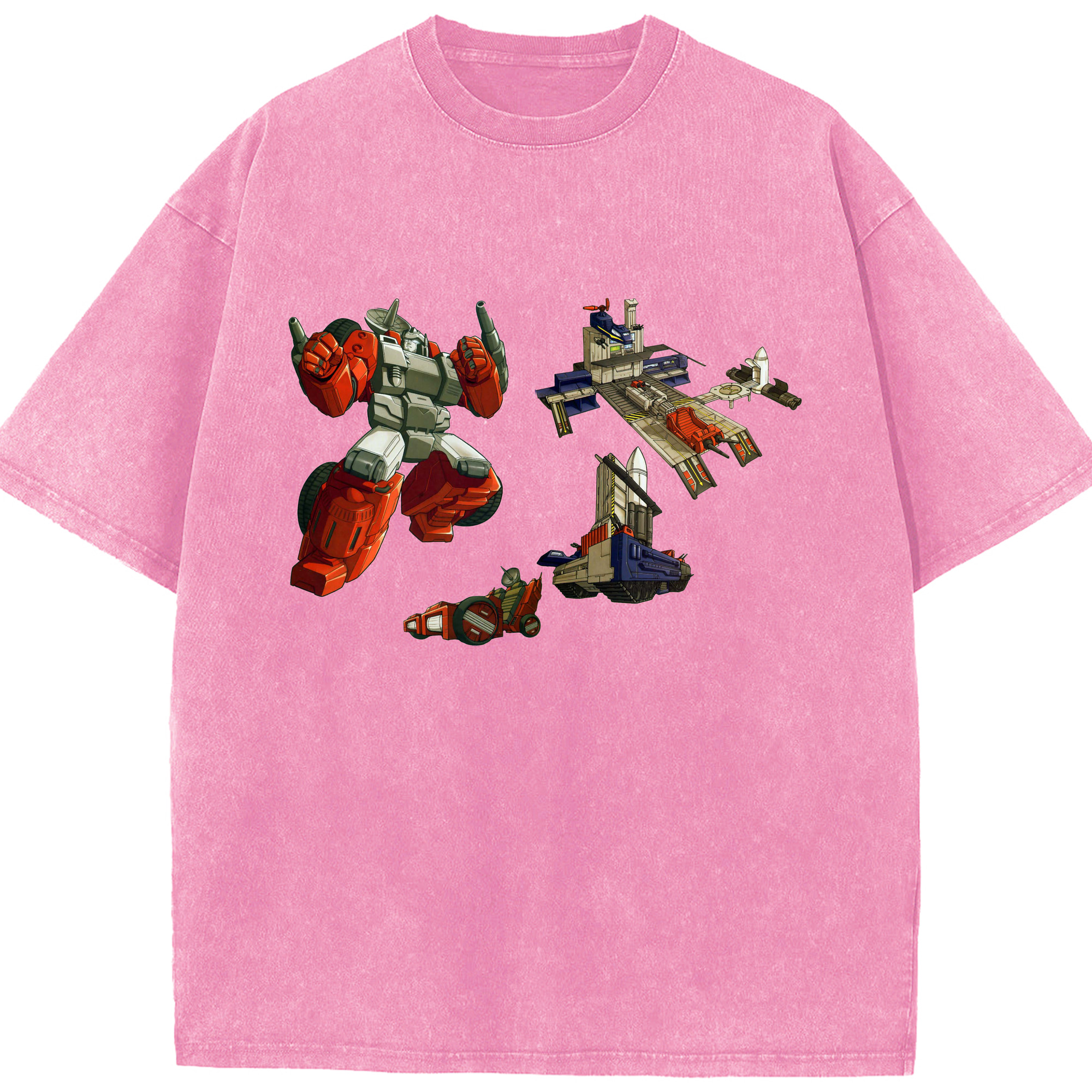 （画像用）  綿100% ヴィンテージ風 半袖Tシャツ（フロントプリント）